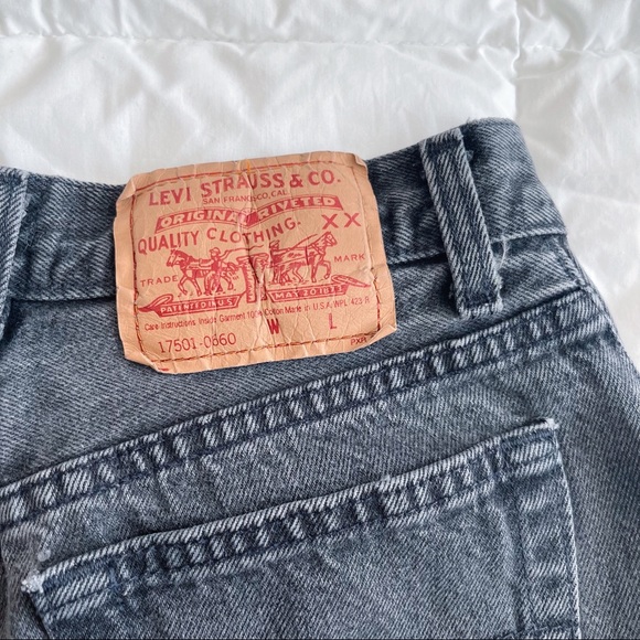 Vintage Levi's 501 Tapered Leg High Waist Jeans - Picture 7 of 10